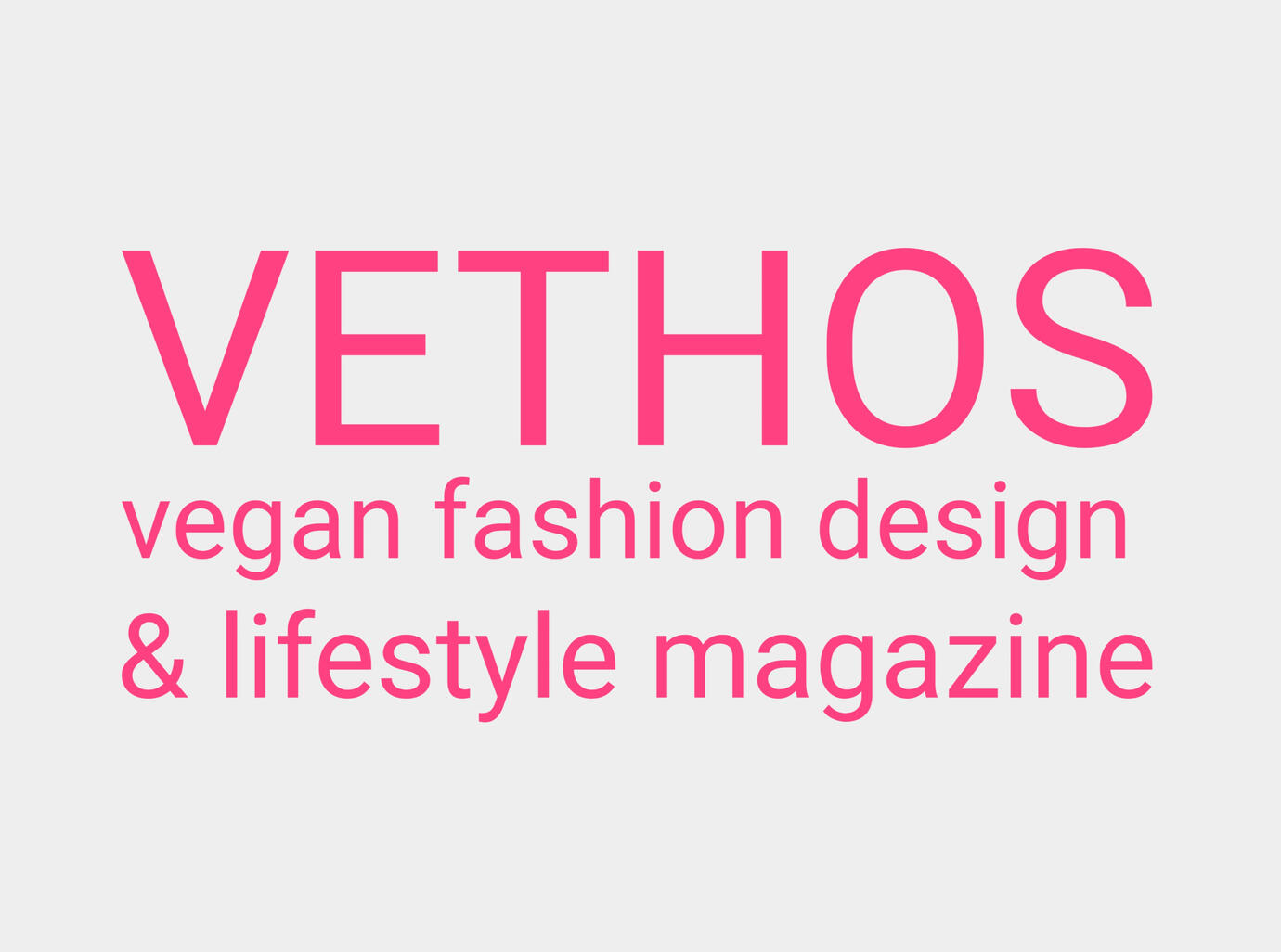 vethos vegan fashion magazine